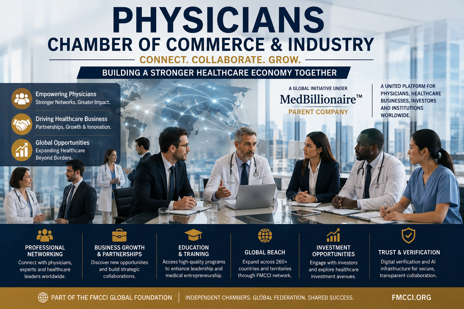 Physicians Chamber of Commerce & Industry, A New Business Network for the Global Healthcare Economy